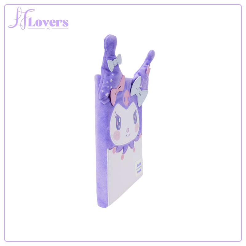 Load image into Gallery viewer, Loungefly Stationery Sanrio Kuromi Cosplay Plush Journal
