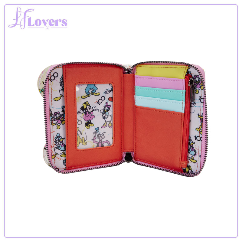 Load image into Gallery viewer, Loungefly Disney D100 AOP Zip Around Wallet
