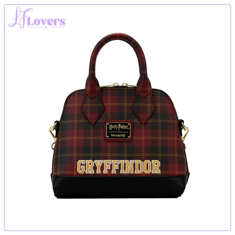 Load image into Gallery viewer, Loungefly Warner Brothers Harry Potter Gryffindor Plaid Crossbody
