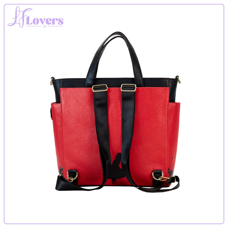 Load image into Gallery viewer, Loungefly Disney Alice in Wonderland Villains Convertible Crossbody
