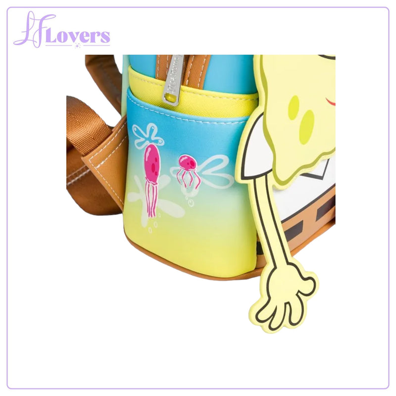 Load image into Gallery viewer, Loungefly Nickelodeon SpongeBob SquarePants Glasses Cosplay Mini Backpack - LF Lovers
