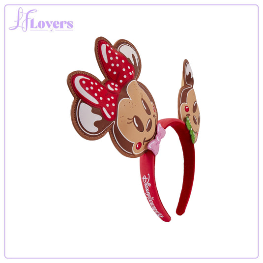Loungefly Disney Mickey and Friends Gingerbread Cookie AOP Ear Holder Mini Backpack