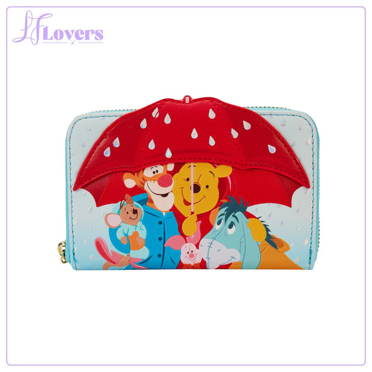 Loungefly Disney Winnie the Pooh and Friends Rainy Day Zip Around Wallet