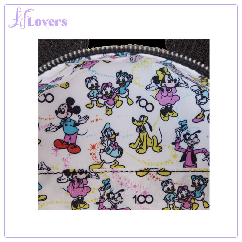 Load image into Gallery viewer, Loungefly Disney D100 Corduroy Convertible Crossbody
