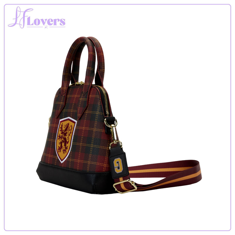 Load image into Gallery viewer, Loungefly Warner Brothers Harry Potter Gryffindor Plaid Crossbody
