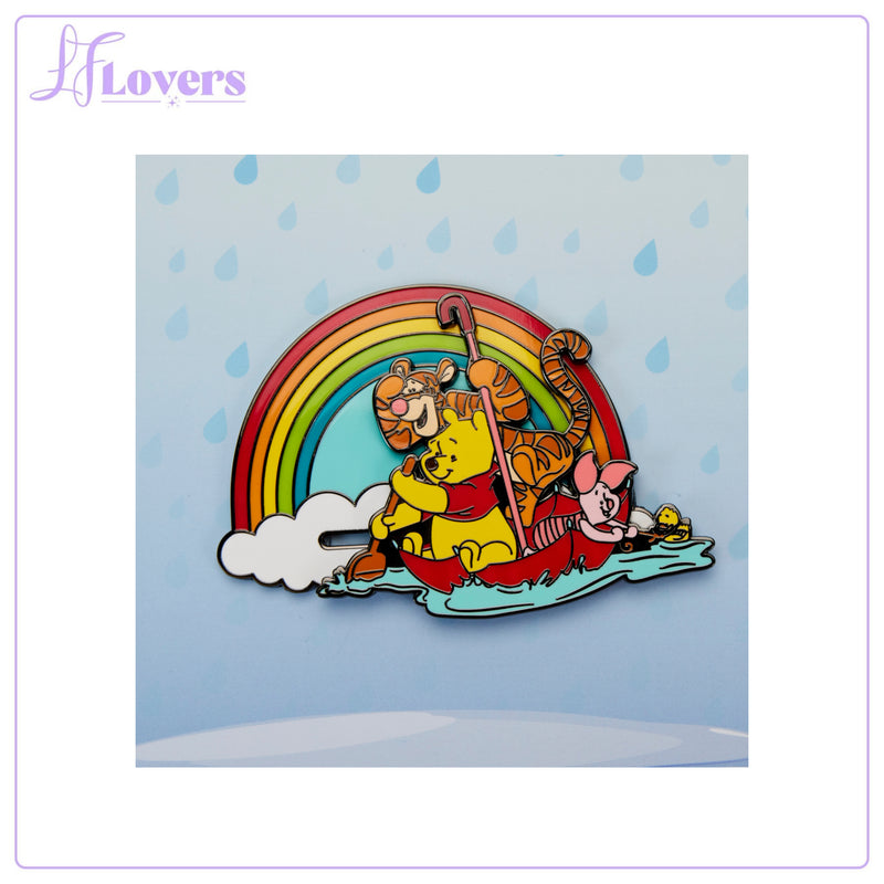 Load image into Gallery viewer, Loungefly Disney Winnie the Pooh Rainy Day Moving 3 Inch Pin
