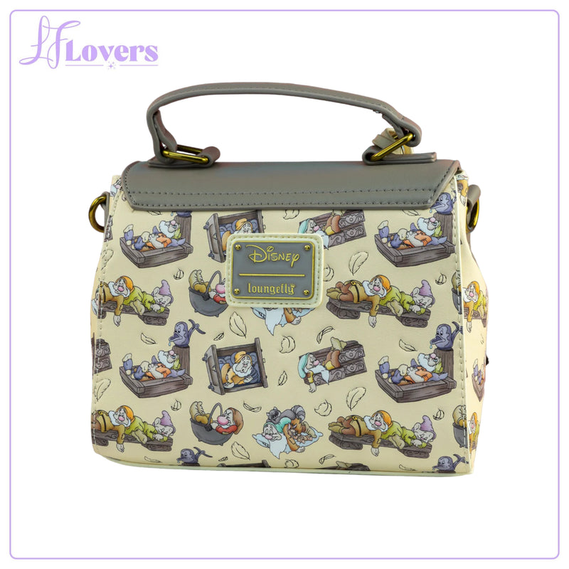 Load image into Gallery viewer, Loungefly Disney Snow White and the Seven Dwarfs Bed Print Crossbody - LF Lovers
