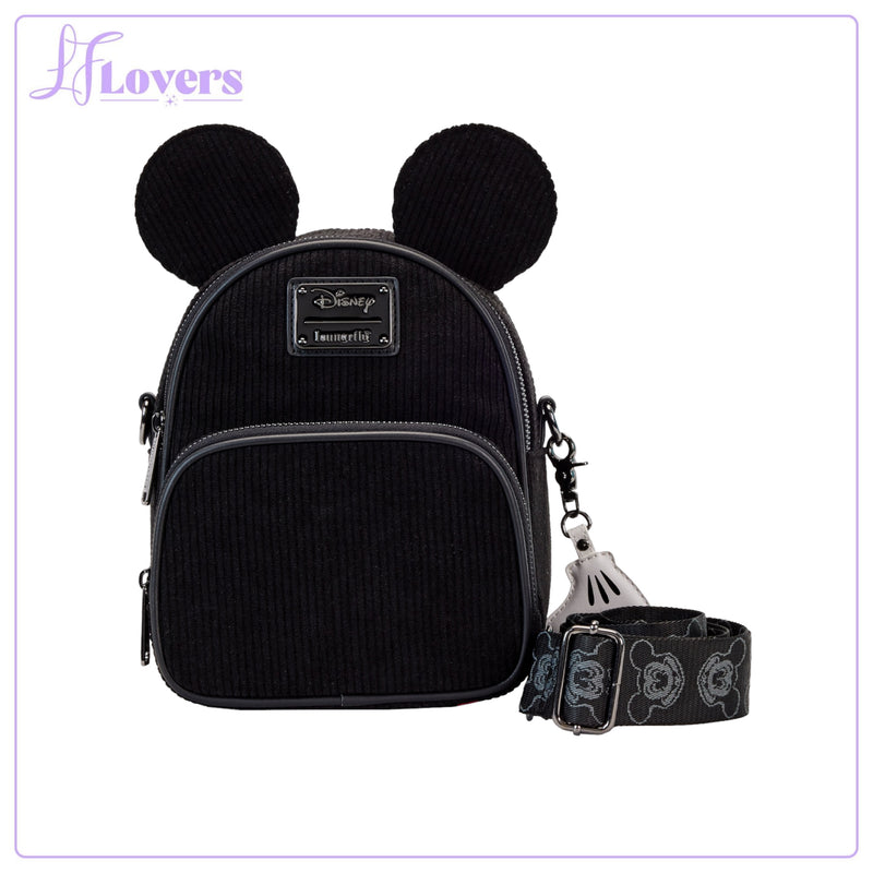 Load image into Gallery viewer, Loungefly Disney D100 Corduroy Convertible Crossbody
