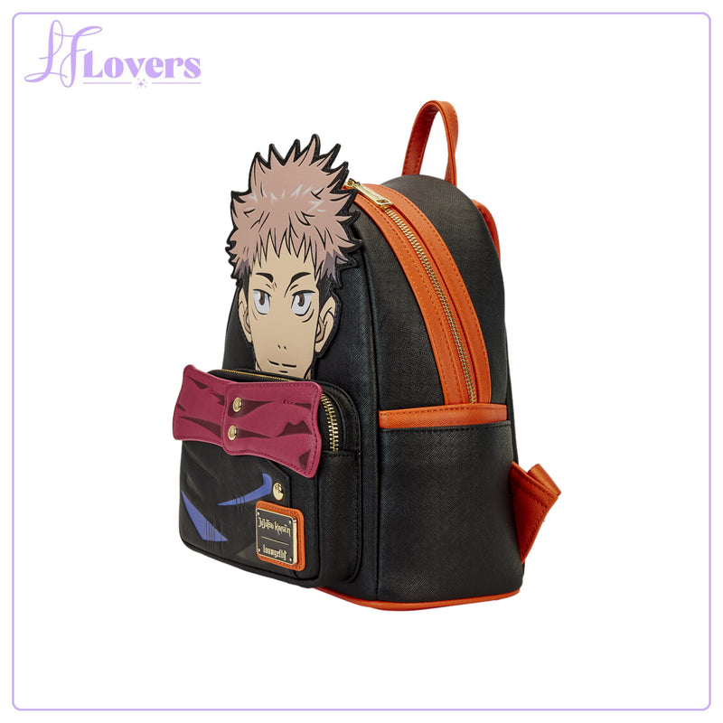 Load image into Gallery viewer, Loungefly Jujutsu Kaisen Yuji Itadori Cosplay Mini Backpack

