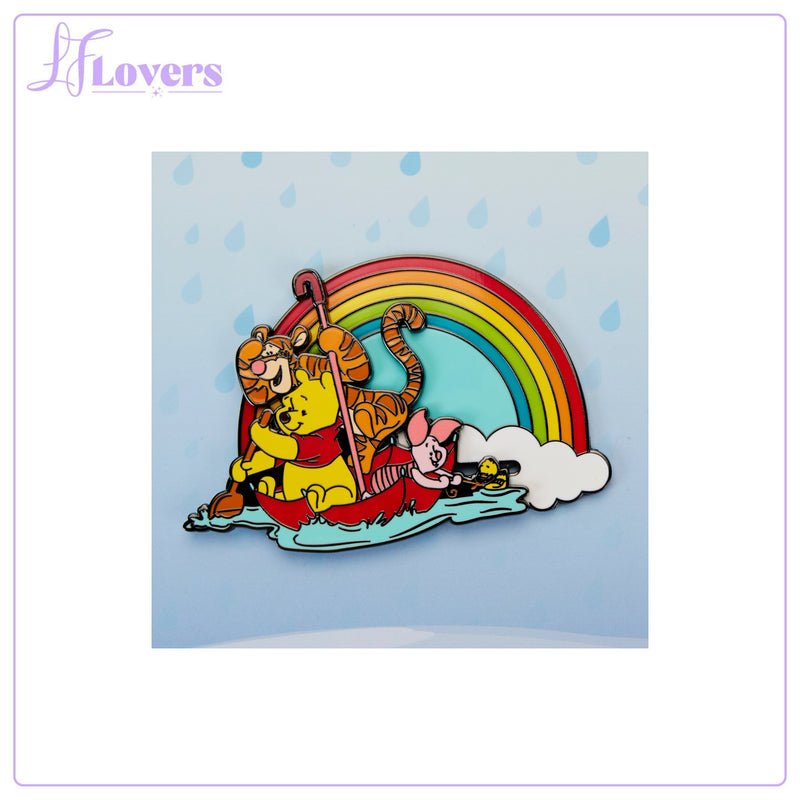 Load image into Gallery viewer, Loungefly Disney Winnie the Pooh Rainy Day Moving 3 Inch Pin
