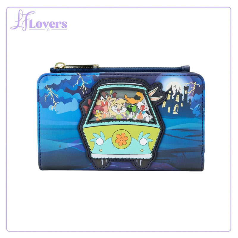 Load image into Gallery viewer, Loungefly Warner Brothers 100th Anniversary Looney Tunes Scooby Mash Flap Wallet
