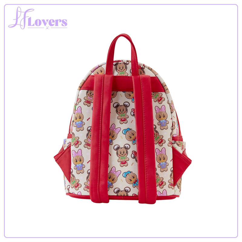 Load image into Gallery viewer, Loungefly Disney Mickey and Friends Gingerbread Cookie AOP Ear Holder Mini Backpack - LF Lovers
