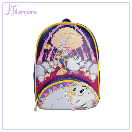Loungefly Disney Beauty And The Beast Be Our Guest Mini Backpack