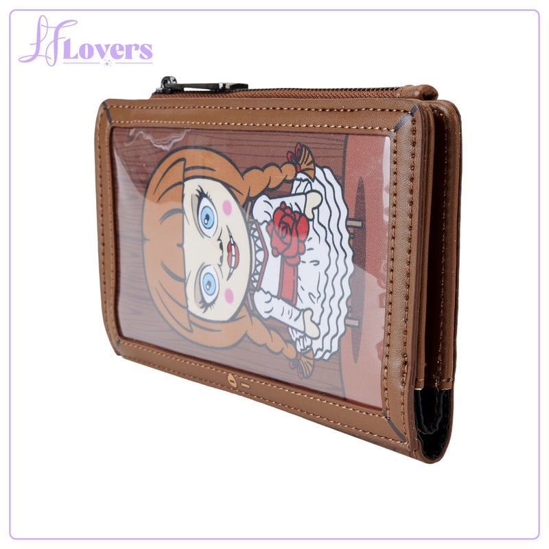 Load image into Gallery viewer, Loungefly Warner Bros Annabelle Cosplay Bifold Wallet
