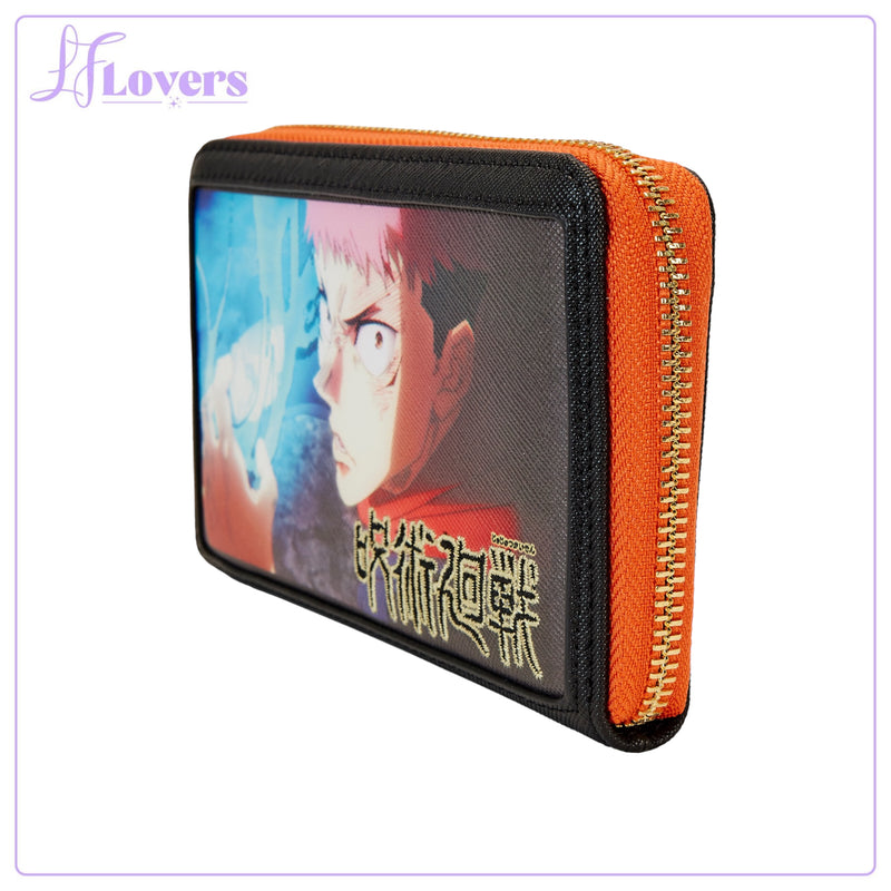 Load image into Gallery viewer, Loungefly Jujutsu Kaisen Yuji Itadori Cosplay Zip Around Wallet - LF Lovers
