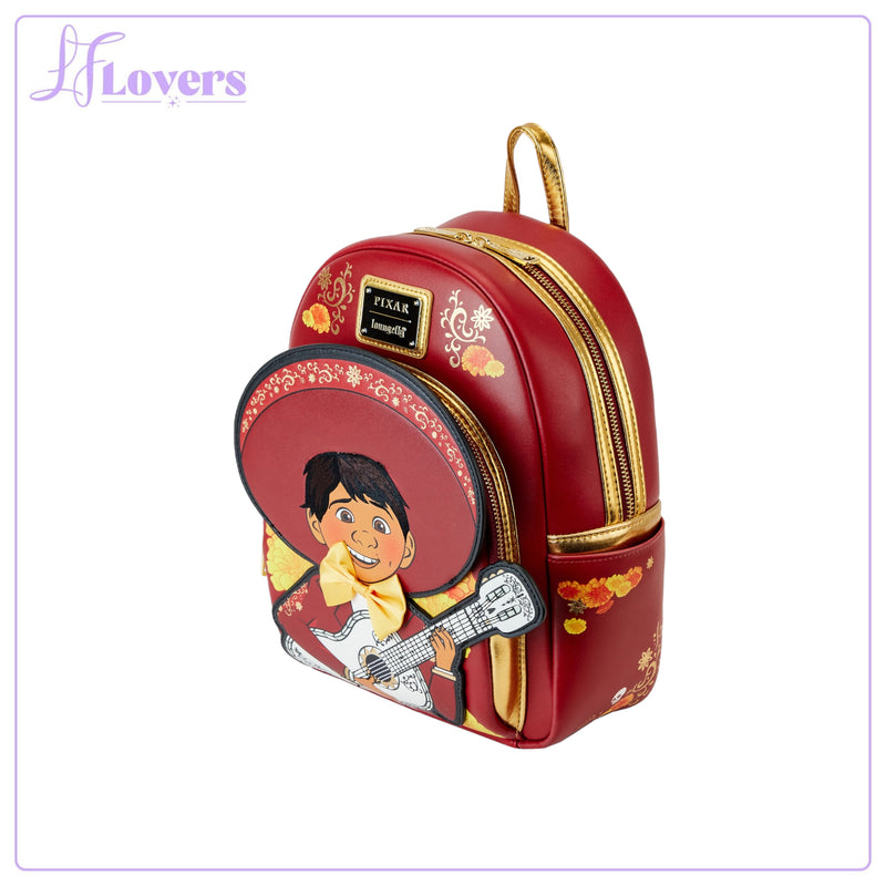 Load image into Gallery viewer, Loungefly Disney Pixar Coco Miguel Cosplay Mini Backpack
