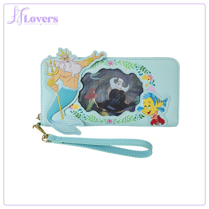 Load image into Gallery viewer, Loungefly Disney The Little Mermaid Princess Lenticular Wristlet

