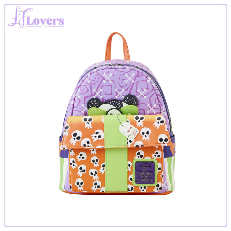Load image into Gallery viewer, Loungefly Disney Nightmare Before Christmas Scary Teddy Present Mini Backpack
