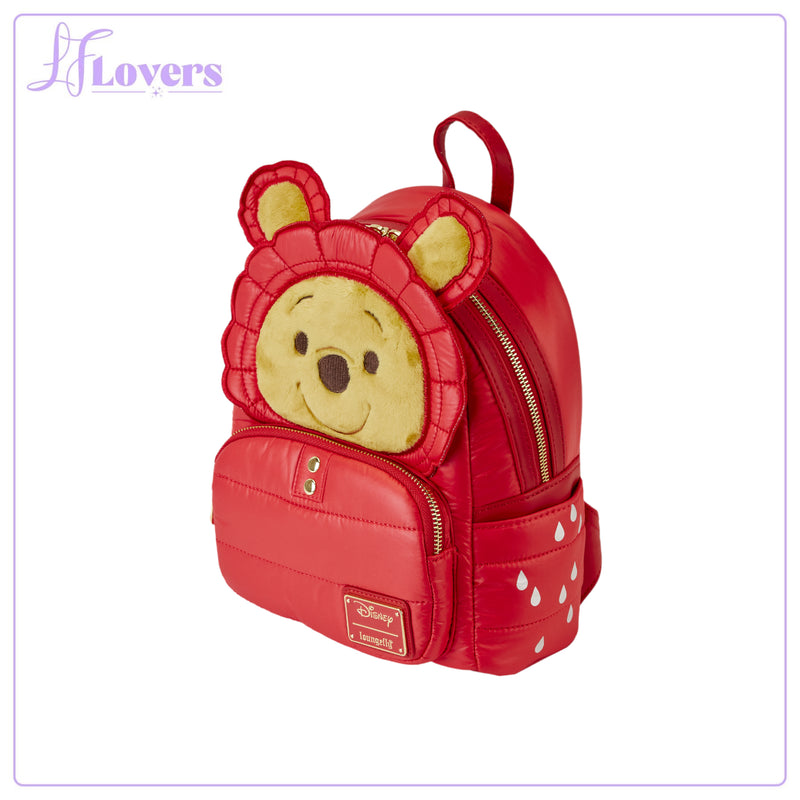 Load image into Gallery viewer, Loungefly Disney Winnie the Pooh Puffer Jacket Cosplay Mini Backpack
