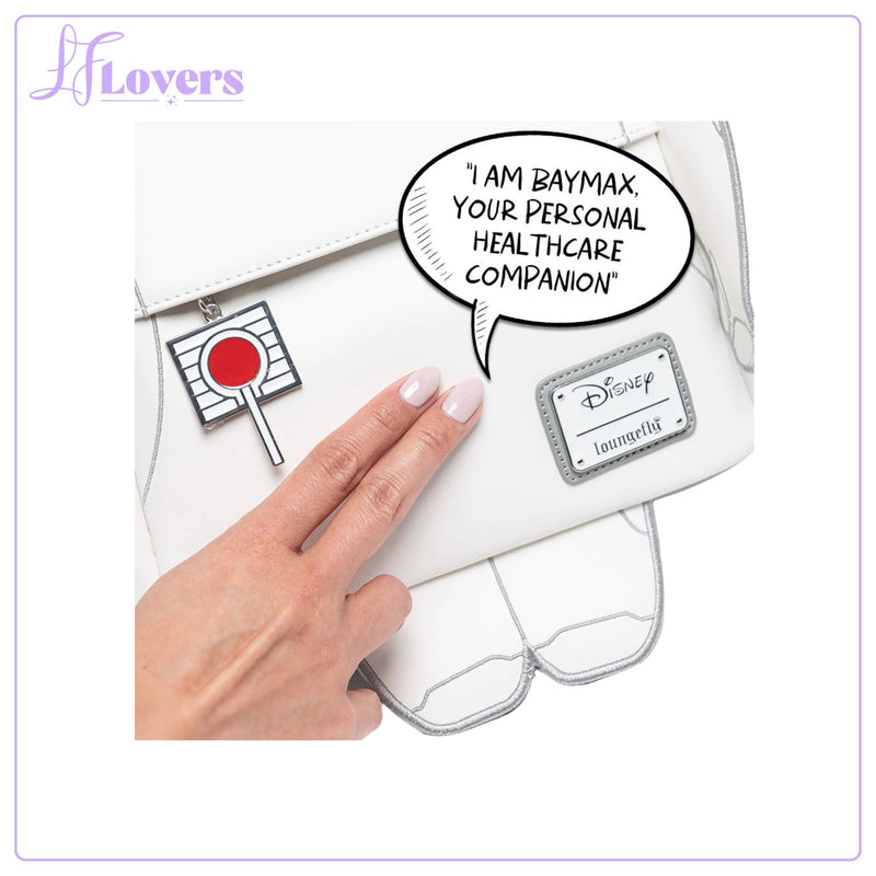 Load image into Gallery viewer, LF Lovers Exclusive - Loungefly Disney Glow in the Dark Talking Baymax Mini Backpack
