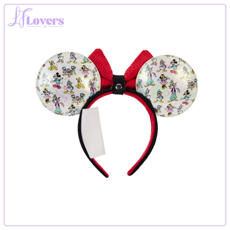 Load image into Gallery viewer, Loungefly Disney D100 AOP Ear Holder Mini Backpack
