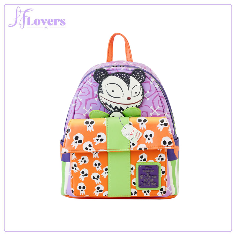 Load image into Gallery viewer, Loungefly Disney Nightmare Before Christmas Scary Teddy Present Mini Backpack
