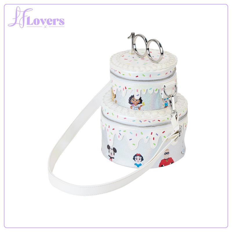 Load image into Gallery viewer, Loungefly Disney 100 Celebration Cake Crossbody
