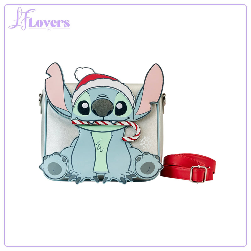 Load image into Gallery viewer, OUTLET - Loungefly Disney Stitch Holiday Cosplay Crossbody-FAULTY - LF Lovers

