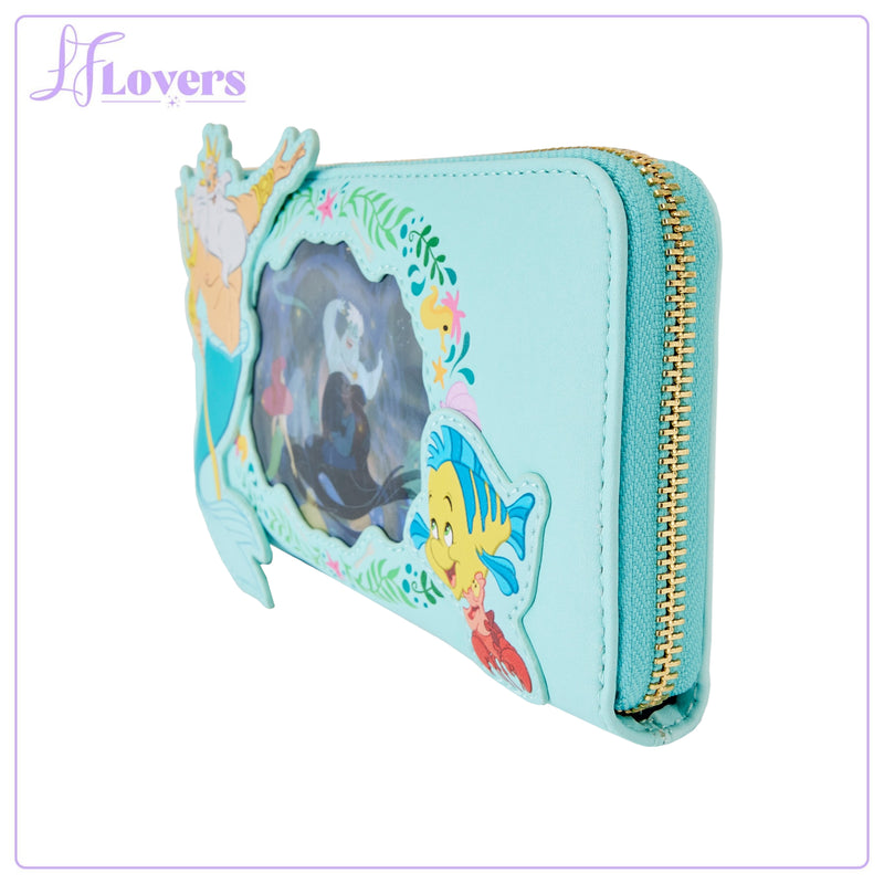 Load image into Gallery viewer, Loungefly Disney The Little Mermaid Princess Lenticular Wristlet
