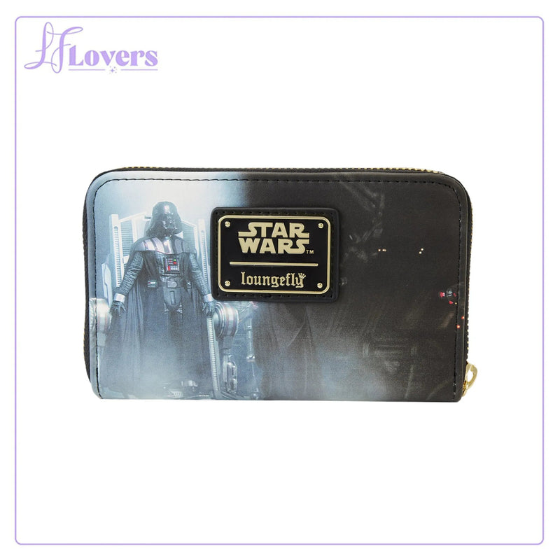 Load image into Gallery viewer, Loungefly Star Wars Episode Three Revenge of the Sith Scene Zip Around Wallet
