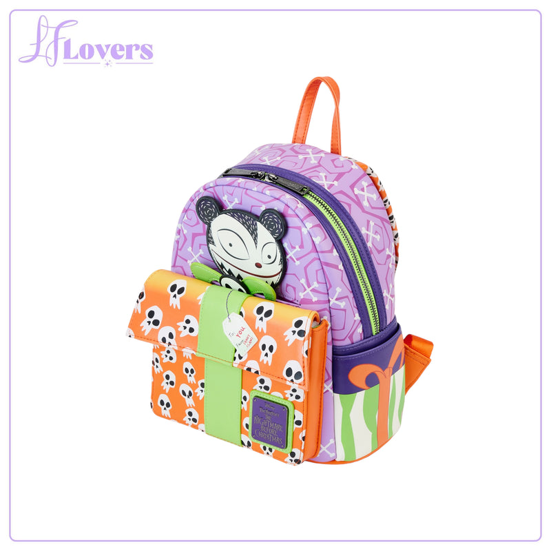 Load image into Gallery viewer, Loungefly Disney Nightmare Before Christmas Scary Teddy Present Mini Backpack
