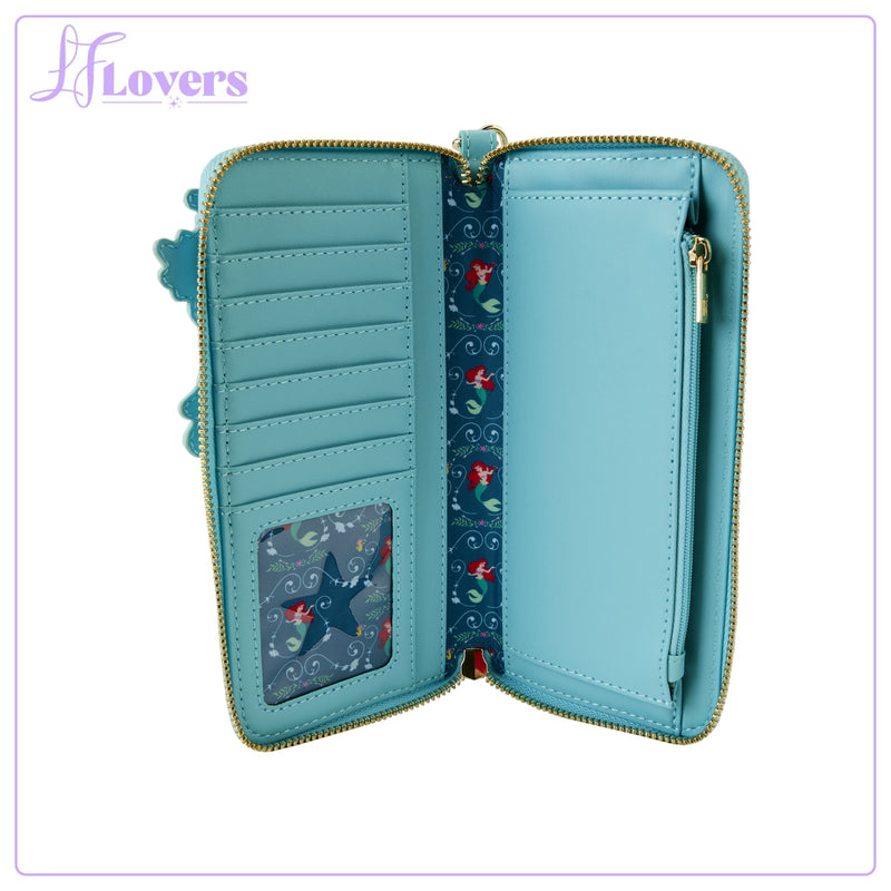 Load image into Gallery viewer, Loungefly Disney The Little Mermaid Princess Lenticular Wristlet
