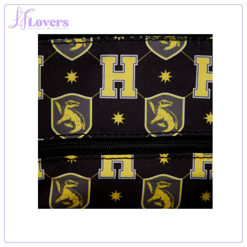 Load image into Gallery viewer, Loungefly Warner Brothers Harry Potter Hufflepuff Plaid Crossbody

