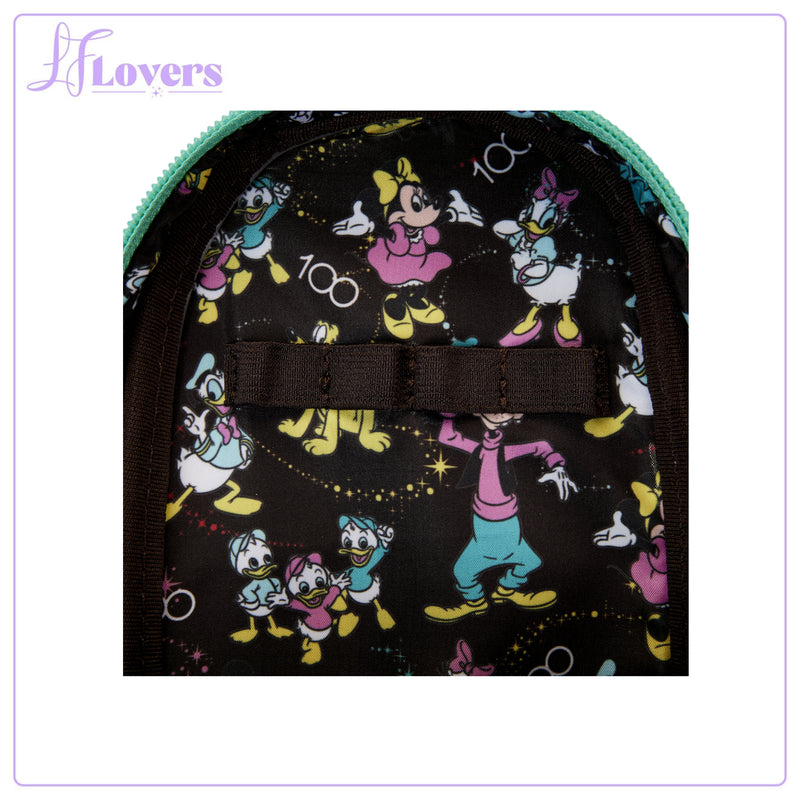 Load image into Gallery viewer, Loungefly Stationary Disney D100 Mickey and Friends Pencil Case
