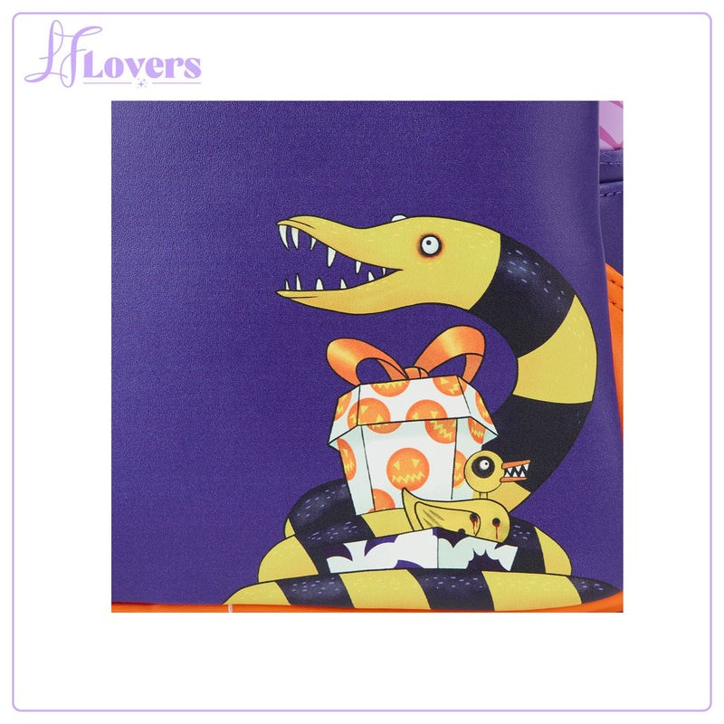 Load image into Gallery viewer, Loungefly Disney Nightmare Before Christmas Scary Teddy Present Mini Backpack
