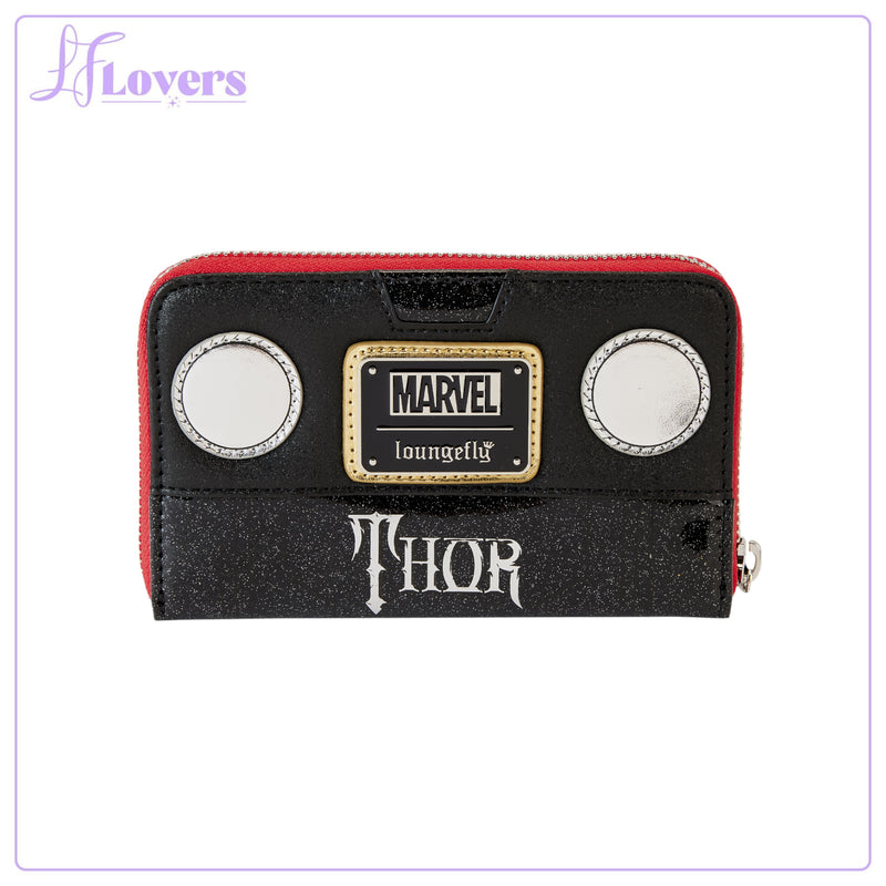 Load image into Gallery viewer, Loungefly Marvel Shine Thor Cosplay  Zip Around Wallet - LF Lovers
