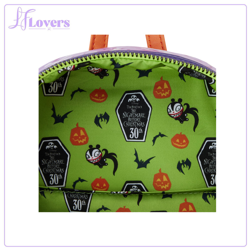 Load image into Gallery viewer, Loungefly Disney Nightmare Before Christmas Scary Teddy Present Mini Backpack
