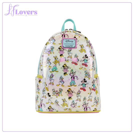 Loungefly Disney D100 AOP Ear Holder Mini Backpack