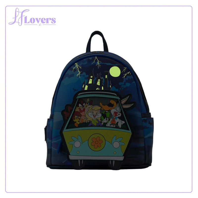 Load image into Gallery viewer, Loungefly Warner Brothers 100th Anniversary Looney Tunes Scooby Mash Mini Backpack
