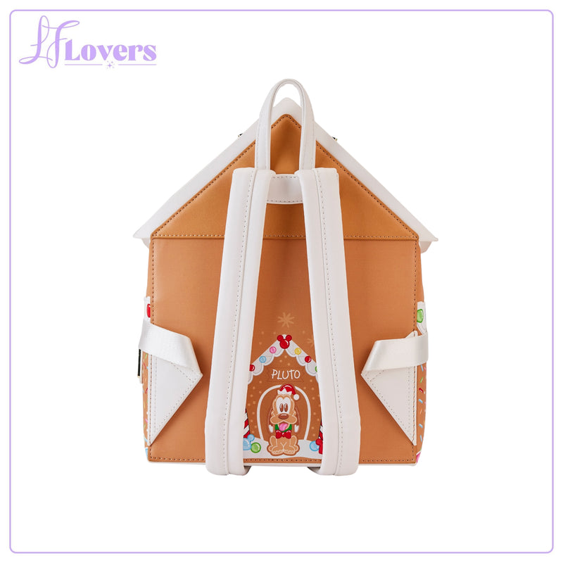 Load image into Gallery viewer, Loungefly Disney Mickey and Friends Gingerbread House Mini Backpack
