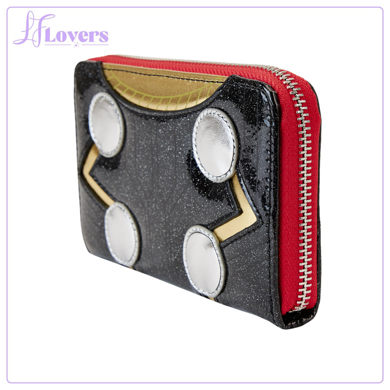 Load image into Gallery viewer, Loungefly Marvel Shine Thor Cosplay  Zip Around Wallet - LF Lovers
