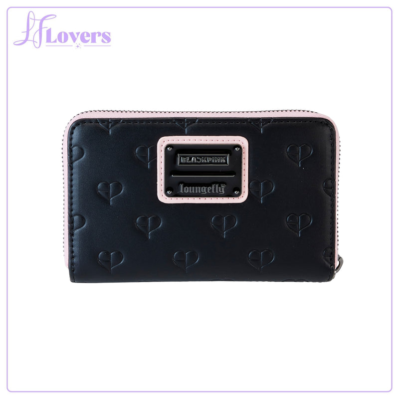 Load image into Gallery viewer, Loungefly BlackPink AOP Heart Zip Around Wallet - PRE ORDER
