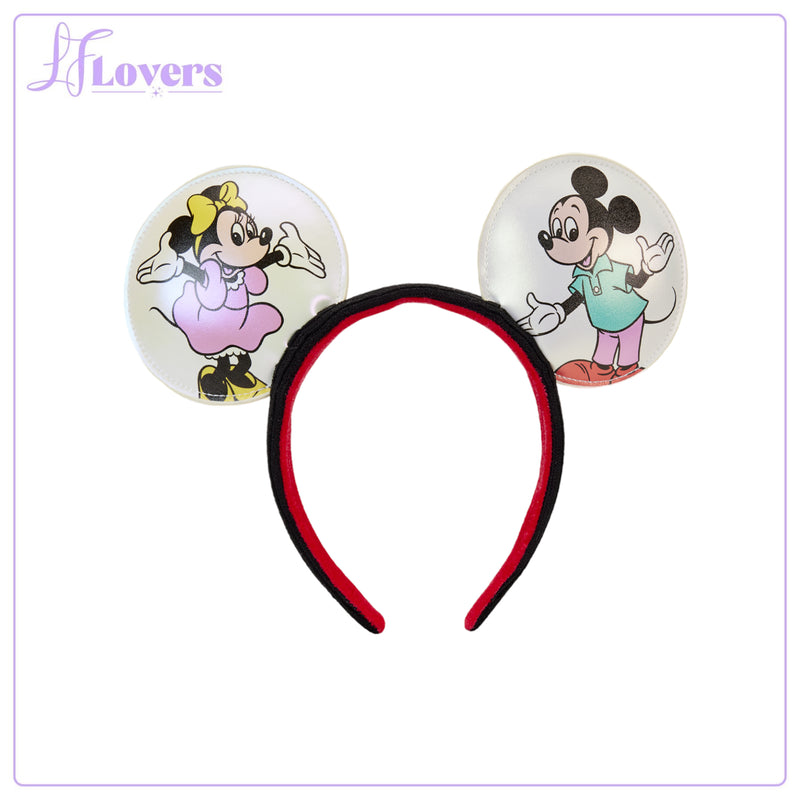 Load image into Gallery viewer, Loungefly Disney D100 AOP Ear Holder Mini Backpack
