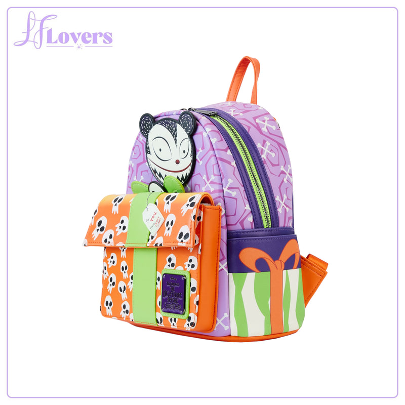 Load image into Gallery viewer, Loungefly Disney Nightmare Before Christmas Scary Teddy Present Mini Backpack
