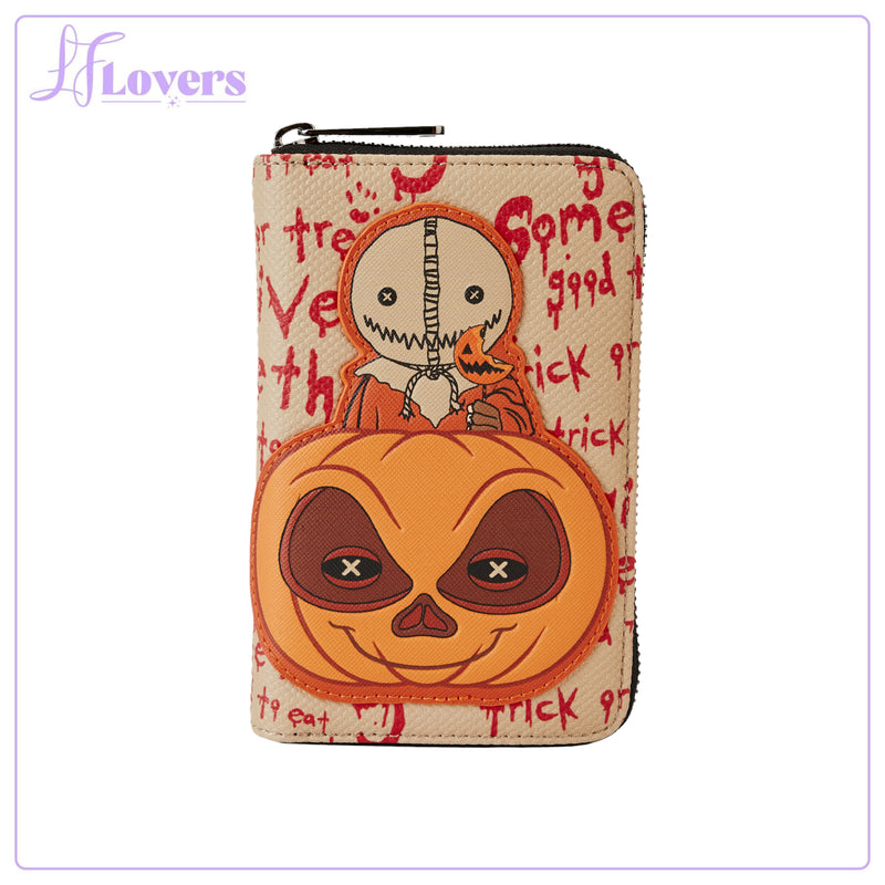 Load image into Gallery viewer, Loungefly Legendary Pictures Trick R Treat Sam Zip Around Wallet
