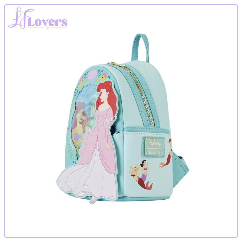 Load image into Gallery viewer, Loungefly Disney The Little Mermaid Princess Lenticular Mini Backpack
