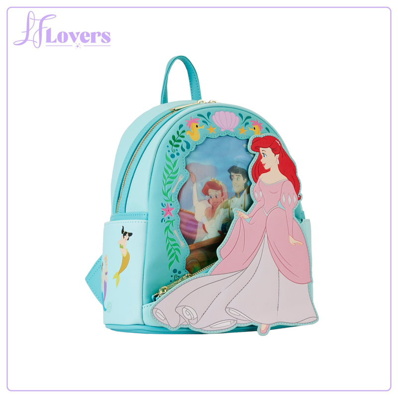 Load image into Gallery viewer, Loungefly Disney The Little Mermaid Princess Lenticular Mini Backpack

