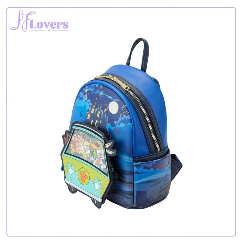 Load image into Gallery viewer, Loungefly Warner Brothers 100th Anniversary Looney Tunes Scooby Mash Mini Backpack
