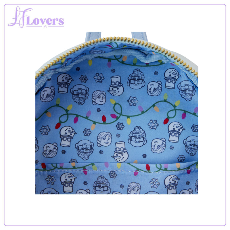 Load image into Gallery viewer, Loungefly Disney Pixar Up House Christmas Lights Mini Backpack
