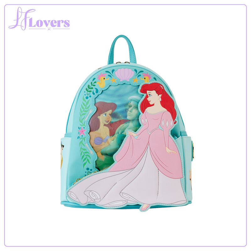 Load image into Gallery viewer, Loungefly Disney The Little Mermaid Princess Lenticular Mini Backpack
